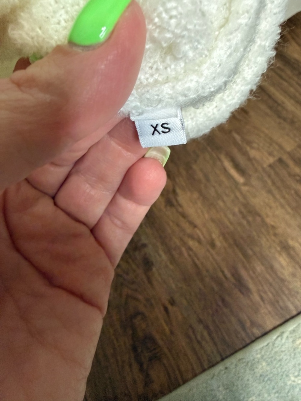 Christian Dior J'Adior 8 Sweater XS White Boucle Knit Logo Crewneck - Picture 3 of 5